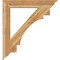 Ekena Millwork Merced Traditional Rough Sawn Bracket, Western Red Cedar, 6"W x 44"D x 48"H BKT06X44X48MRC01RWR - alternate 2